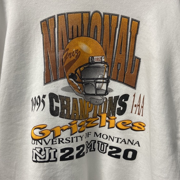 UoM Grizzlies 1995 National Champions Sweatshirt - XL - Picture 2 of 4